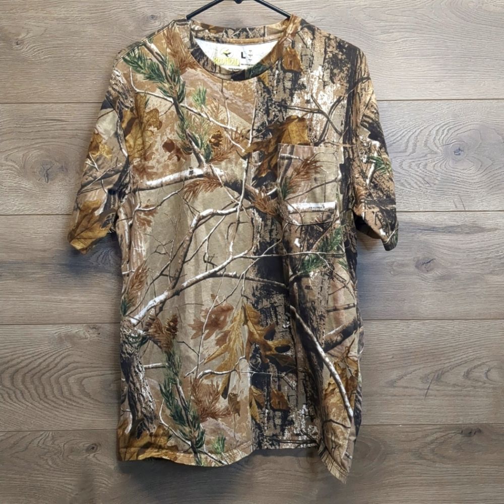 RedHead Camouflage Short Sleeve Tee Men's Size Large
